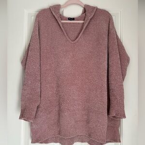 Splendid Pink Hooded Sweater